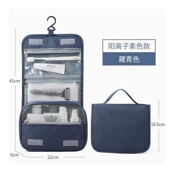 Hanging Travel Toiletry Bag for Men & Women – Waterproof Makeup & Cosmetic Organizer for Bathroom & Beauty Essentials