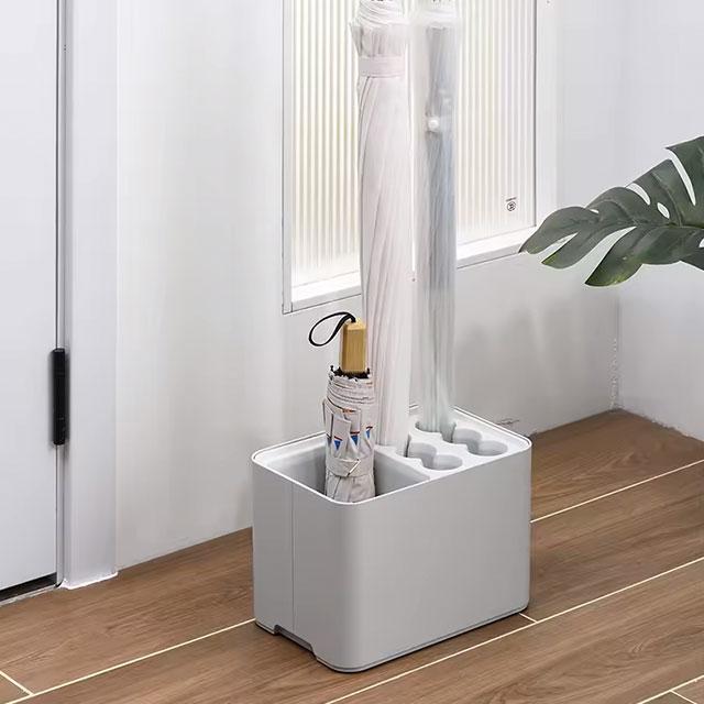 Umbrella Rack with Drip Tray | Space-Saving Corner Storage for Entryway | Holds 10-15 Umbrellas