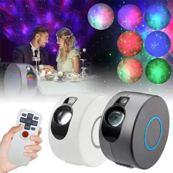 Upgraded 3D Galaxy Star Projector