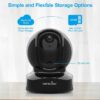 Wansview 2K WiFi Security Camera for Home – Baby, Pet & Nanny Monitor with 2-Way Audio, Night Vision, Alexa Compatible, TF Card Slot & Cloud Storage
