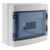 150204 IP65 Waterproof Case, White, Durable Weatherproof Enclosure for Electronics and Outdoor Use