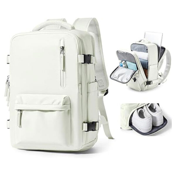 Winspansy Large Travel Backpack for Women & Men – Carry-On Flight Approved, Personal Item Size, Work Backpack with Shoe Compartment - Image 4