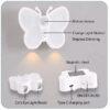 Wireless LED Motion Sensor Night Light | Rechargeable Cabinet & Wardrobe Lamp | Staircase & Kitchen Lighting
