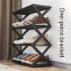X-Shaped Shoe Rack - Multi-Functional Dust-Proof Shoe Cabinet, Easy Assembly for Simple Home Organization