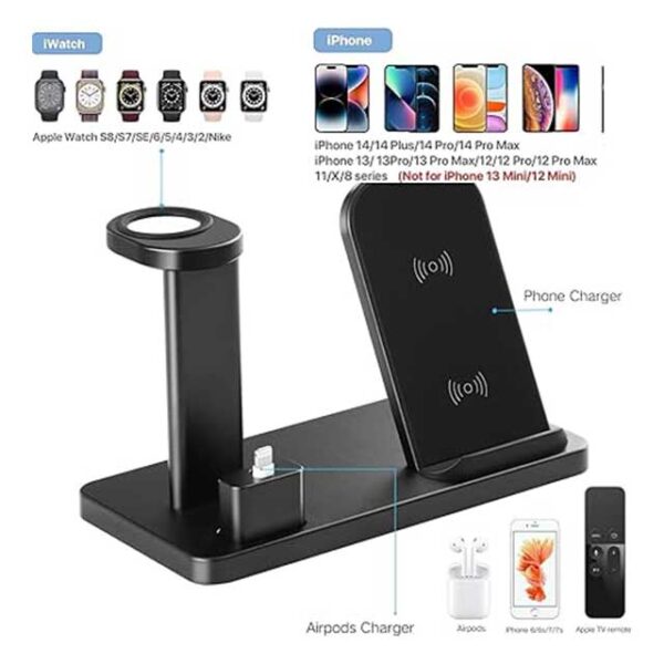 YOMENG 3-in-1 Wireless Charging Station