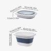 Collapsible Plastic Laundry Basket – Folding Pop-Up Dirty Clothes Basket, Large Household Storage Container for Bathroom