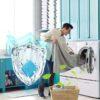 12 PCS Washing Machine Cleaning Tablets - Effervescent Detergent Cleaner for Household Maintenance & Deep Cleaning