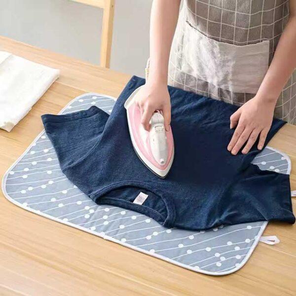 Foldable Ironing Board with Sponge Padding – Heat Insulation Ironing Pad for Safe Steam & Heat Use