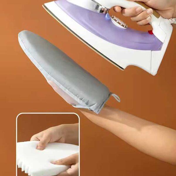 Hand-Held Mini Ironing Board – Folding Portable Steam Iron Table with Thermal Insulation Sponge for Household Use