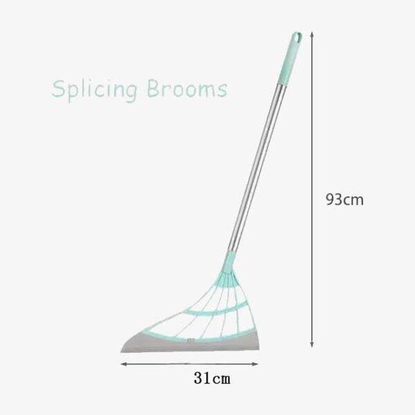 Magic Broom Window Washing Wiper - Silicone Broom & Floor Squeegee, Magic Sweeper Mop for Home Cleaning