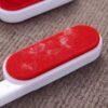 Self-Cleaning Lint Roller 2-Sided Dedusting Brush - Pet Hair Remover for Sofa, Carpet & Clothes - Effective Dog & Cat Hair Removal