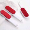 Self-Cleaning Lint Roller 2-Sided Dedusting Brush - Pet Hair Remover for Sofa, Carpet & Clothes - Effective Dog & Cat Hair Removal