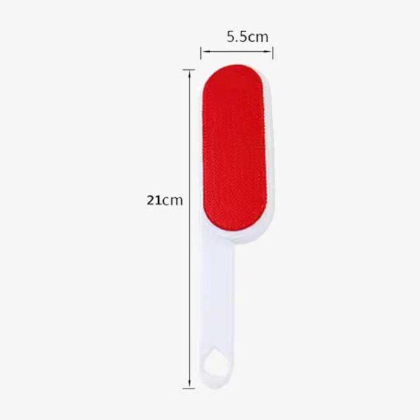 Self-Cleaning Lint Roller 2-Sided Dedusting Brush - Pet Hair Remover for Sofa, Carpet & Clothes - Effective Dog & Cat Hair Removal