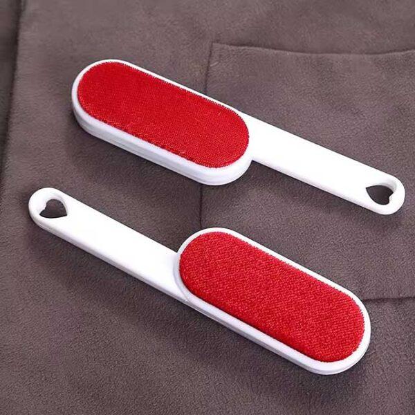 Self-Cleaning Lint Roller 2-Sided Dedusting Brush - Pet Hair Remover for Sofa, Carpet & Clothes - Effective Dog & Cat Hair Removal
