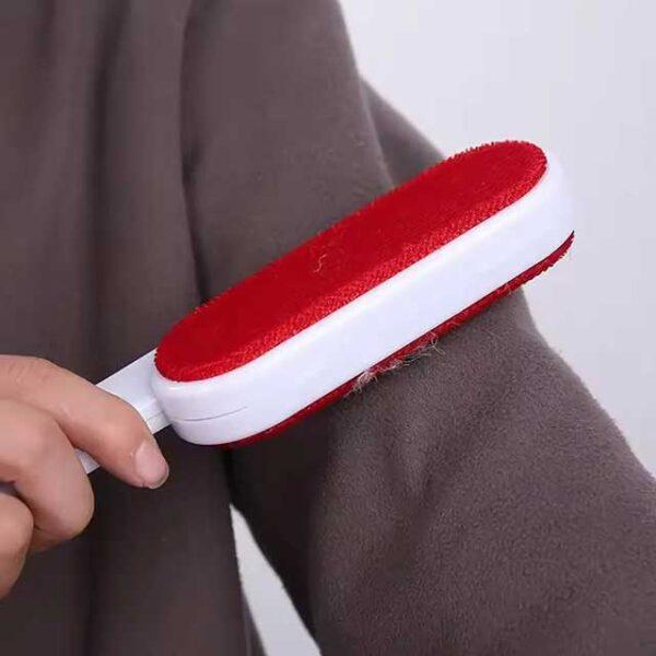 Self-Cleaning Lint Roller 2-Sided Dedusting Brush - Pet Hair Remover for Sofa, Carpet & Clothes - Effective Dog & Cat Hair Removal