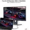 uni USB-C to HDMI Cable for Home Office 6ft (4K@60Hz) - USB Type-C to HDMI Cable - Thunderbolt 4/3 Compatible with iPhone 15 Pro/Max, MacBook Pro/Air 2023, iPad Pro, Surface Book 2, Galaxy S24