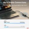 uni USB C to Ethernet Adapter – Driver Free RJ45 to USB C [Thunderbolt 3/4 Compatible] – 1Gbps Type-C Gigabit Ethernet LAN Network Adapter for MacBook Pro/Air, iPhone 15 Pro/Max, Dell XPS, Galaxy S8-S23