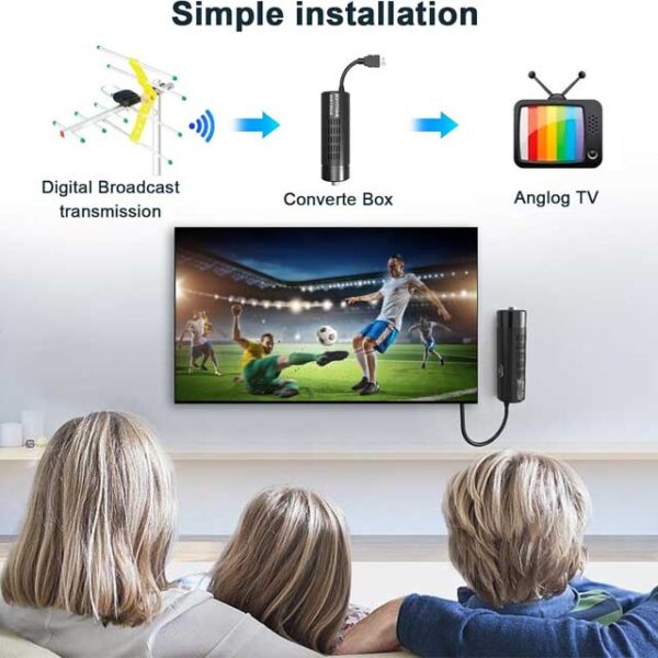 2023 DVB-T2 Set-Top Box – 4K Ultra HD 1080P H265 HEVC Digital Terrestrial Decoder, 10-Bit HDMI/AV/USB WiFi, Dolby Audio, Multimedia, PVR & 2-in-1 Remote Control