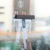 3-in-1 Window Cleaning Brush with Spray | Double-Sided Glass Wiper for Windows, Mirrors & Bathroom Surfaces