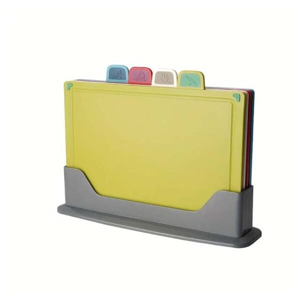 4-Piece Kitchen Cutting Board Set for Fruits and Vegetables - Durable, Easy-to-Clean Cutting Boards for Food Preparation