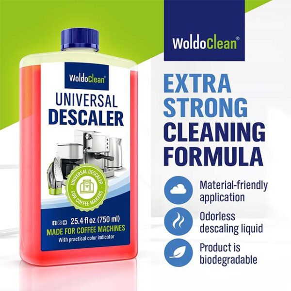 750ml Coffee Machine Liquid Descaler – 6 Application Powerful Limescale & Calcium Remover