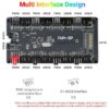 8-Way ARGB & PWM Hub – 5V 3-Pin LED Lighting & 4-Pin Cooling Fan Controller with Remote Control