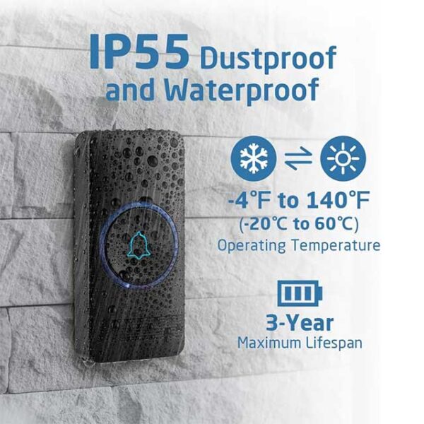 AVANTEK RB-2 Waterproof Wireless Transmitter & Push Button