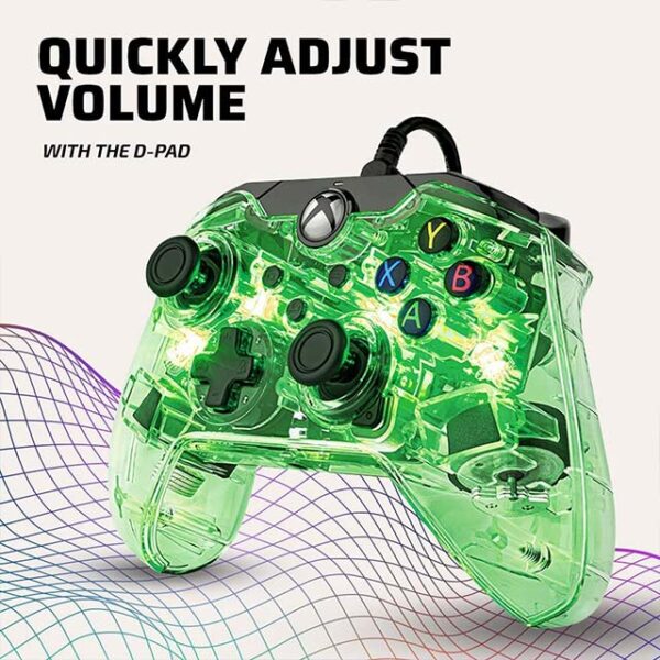 Afterglow LED Wired Game Controller – RGB Hue Lights, Dual Vibration, USB & Audio Controls for Xbox Series X|S, Xbox One & PC Gaming