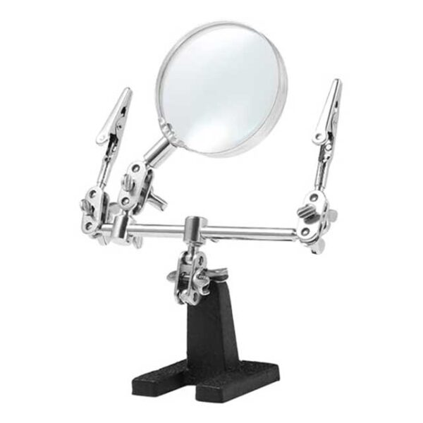 All-In-One Magnifier Soldering Station with Adjustable Helping Hand