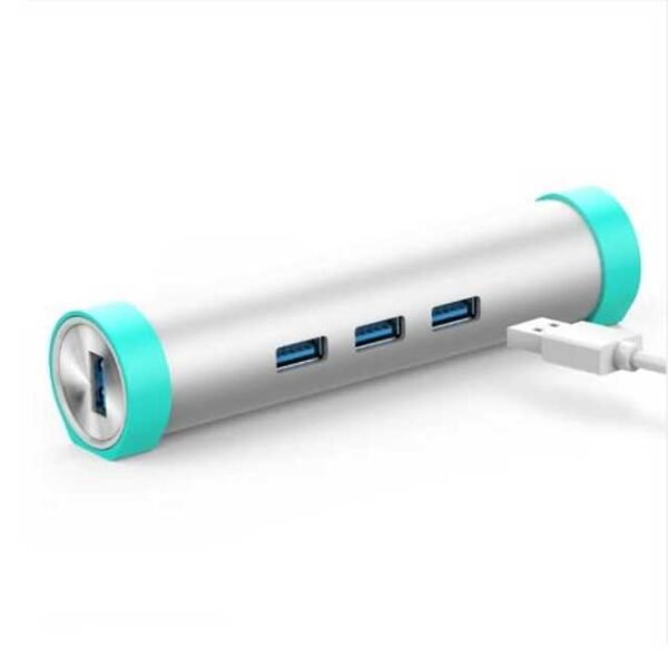 Aukey USB 3.0 1000Mbps WiFi Network Card & Multi-Port Hub Adapter – High-Speed 4-in-1 Connectivity for PC, Laptop, & Gaming