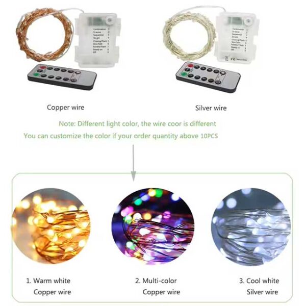 Battery Operated LED Fairy String Lights