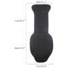 Black Panther 1 Pair Car Seat Covers – Luxury Universal Anti-Slip Driver & Backrest Protector with Diamond Pattern (Black)