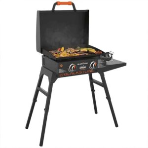 Blackstone 22-inch Adventure Ready Portable Camping Grill with Hose Adapter – Outdoor Cooking Equipment