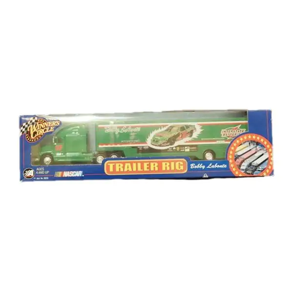 Bobby Labonte #18 NASCAR Trailer Rig – Official Winners Circle Edition by Interstate Batteries