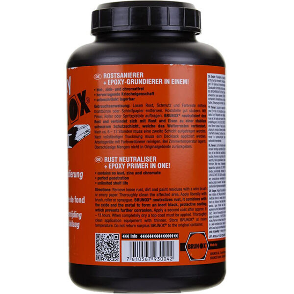 Brunox BEPOXY 1000ML Epoxy Rostumwandler 1L – High-Performance Rust Converter & Protective Epoxy Coating