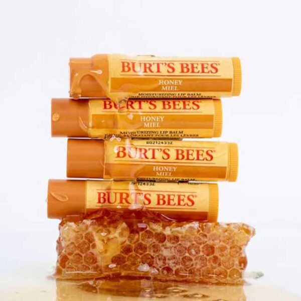 Burt's Bees Honey Lip Balm – All-Natural Moisturizing Lip Care with Honey & Vitamin E