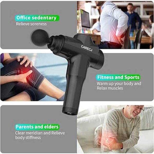 CARECJ Ultra Quiet Deep Tissue Muscle Massage Gun