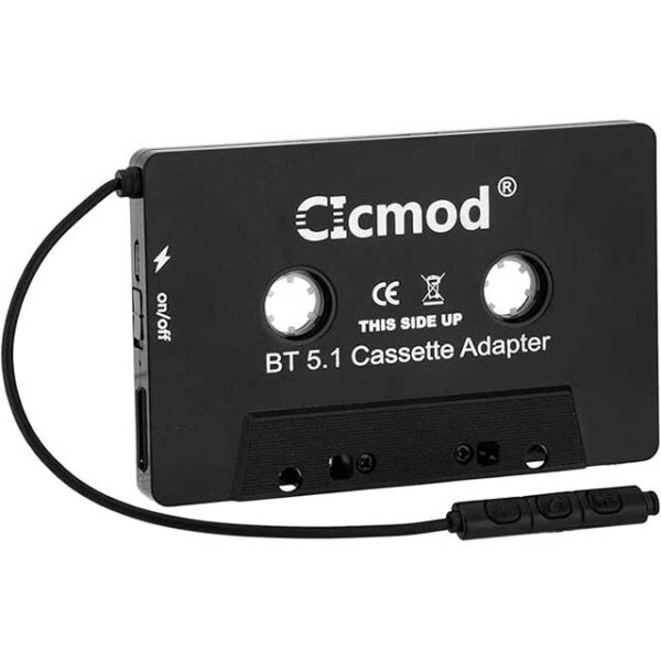 CICMOD BT 5.1 Car Cassette Adapter with Built-In Microphone