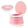 Children's Portable Foldable Potty Chair – Toddler Toilet Seat for Boys & Girls (Pink)