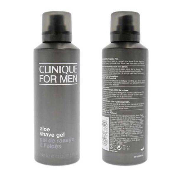 Clinique For Men Aloe Shaving Gel 125ml – Soothing, Moisturizing Shave Cream for Smooth, Refreshed Skin