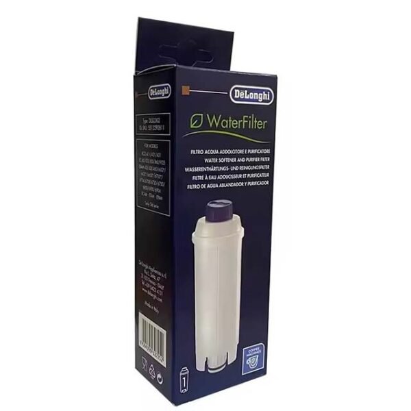 De'Longhi Automatic Coffee Machine Water Purifier & Soft Water Filter Element Replacement – Genuine Accessory for Coffee Makers
