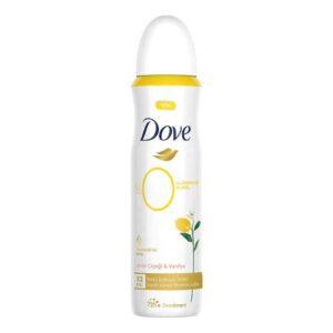 Dove Women's 0% Aluminum Deodorant – 150ML | Refreshing Lemon Blossom & Vanilla Scent for All-Day Freshness