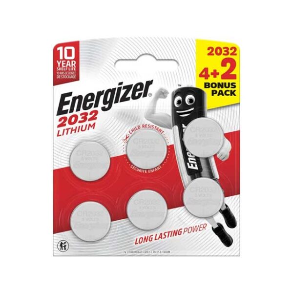 Energizer Lithium CR2032 Button Cell Bonus Pack