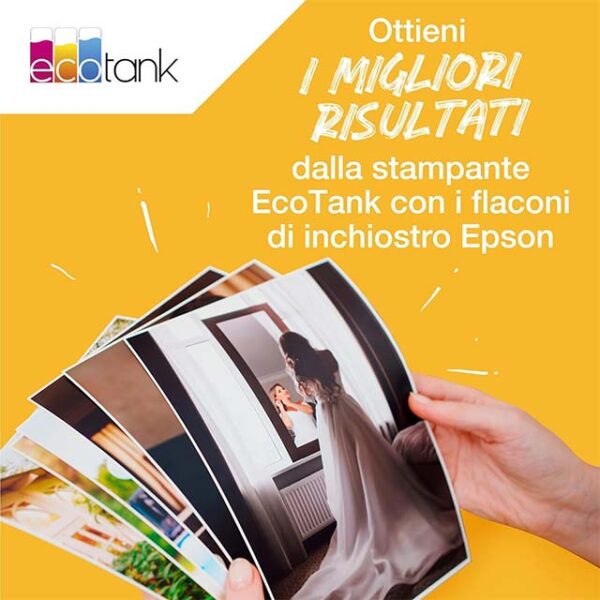 Epson EcoTank 104 Series 65 ml Ink Bottle – Black Dye & Pigment Ink, Single Pack for EcoTank Printers