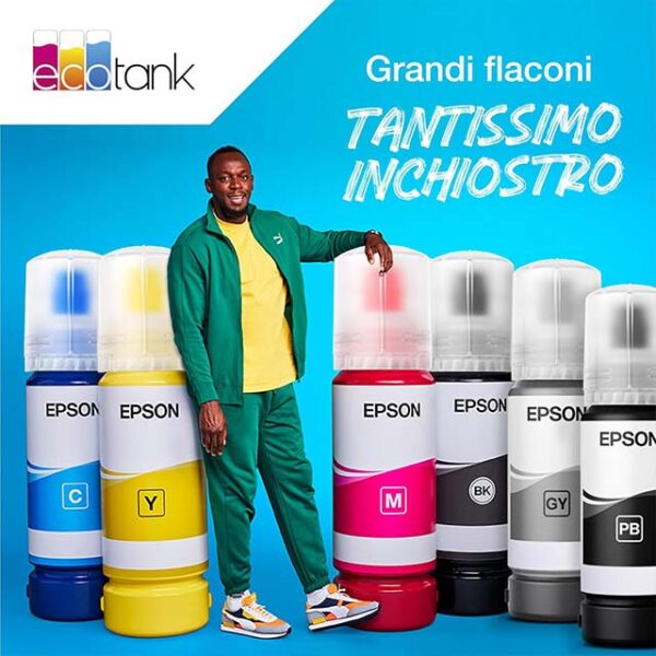 Epson EcoTank 104 Series 65 ml Ink Bottle – Black Dye & Pigment Ink, Single Pack for EcoTank Printers
