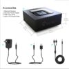 Esinkin Bluetooth Audio Adapter – Wireless Music Streaming Receiver for Home Stereo, Smartphones & Tablets
