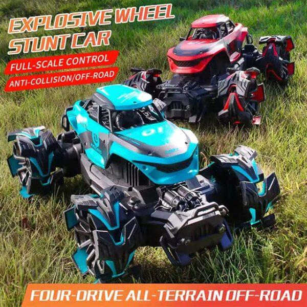 Explosive Wheel RC Car 1:12 – High Speed 2.4G 4WD Off-Road Stunt & Climbing Remote Control Vehicle Toy for Boys & Kids