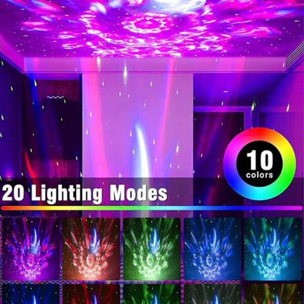 Galaxy Star Projector Light for Bedroom with Bluetooth