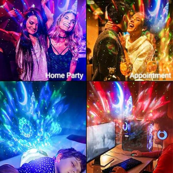 Galaxy Star Projector Light for Bedroom with Bluetooth