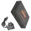 HDMI Splitter Converter UHD 4Kx2K 3D 1x4 HDMI 1.4 HDCP Dual Display Switch for PS3, HDTV, DVD & Xbox